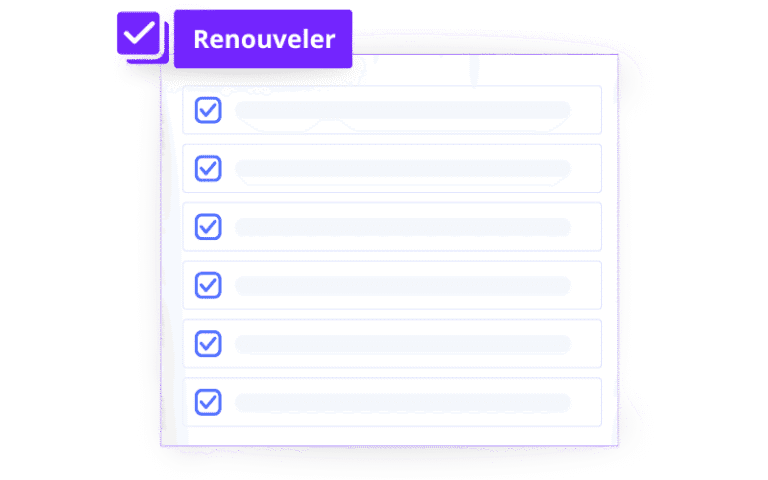 Checklist des échéances à renouveler dans le logiciel de gestion d’assurance ASSUR3D