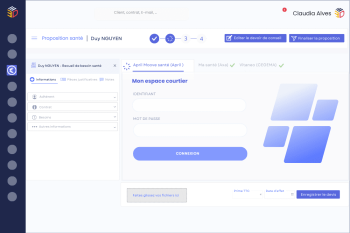CRM courtier ASSUR3D - Assistant commercial